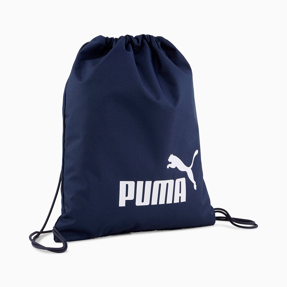 Мешок для обуви PUMA Phase Gym Sack, 43*37*0,5, Цвет Темно-синий